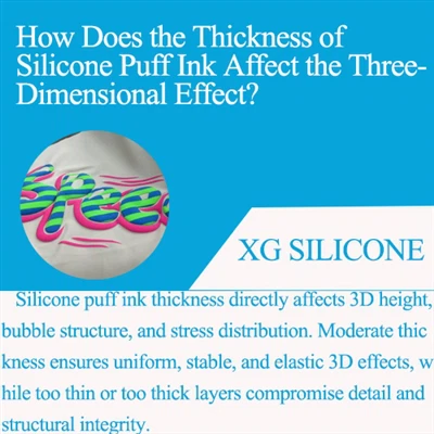 Silikon puff siyohning qalinligi uch o'lchovli-ta'sirga qanday ta'sir qiladi?