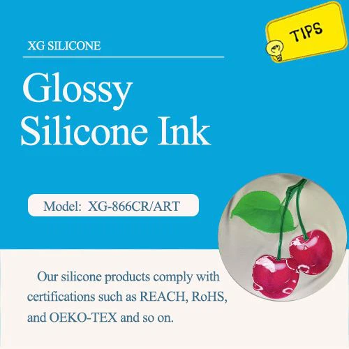 Teksturali naqshlar uchun silikon siyoh bosib chiqarish